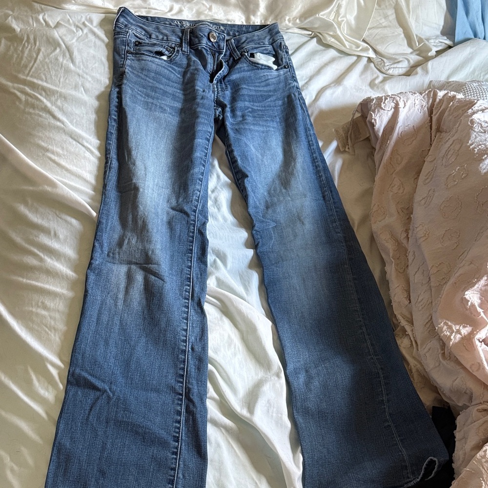 American Eagle Outfitters Blue Flare Jeans